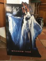 Magnifique carton présentoir PLV Mylène Farmer double face