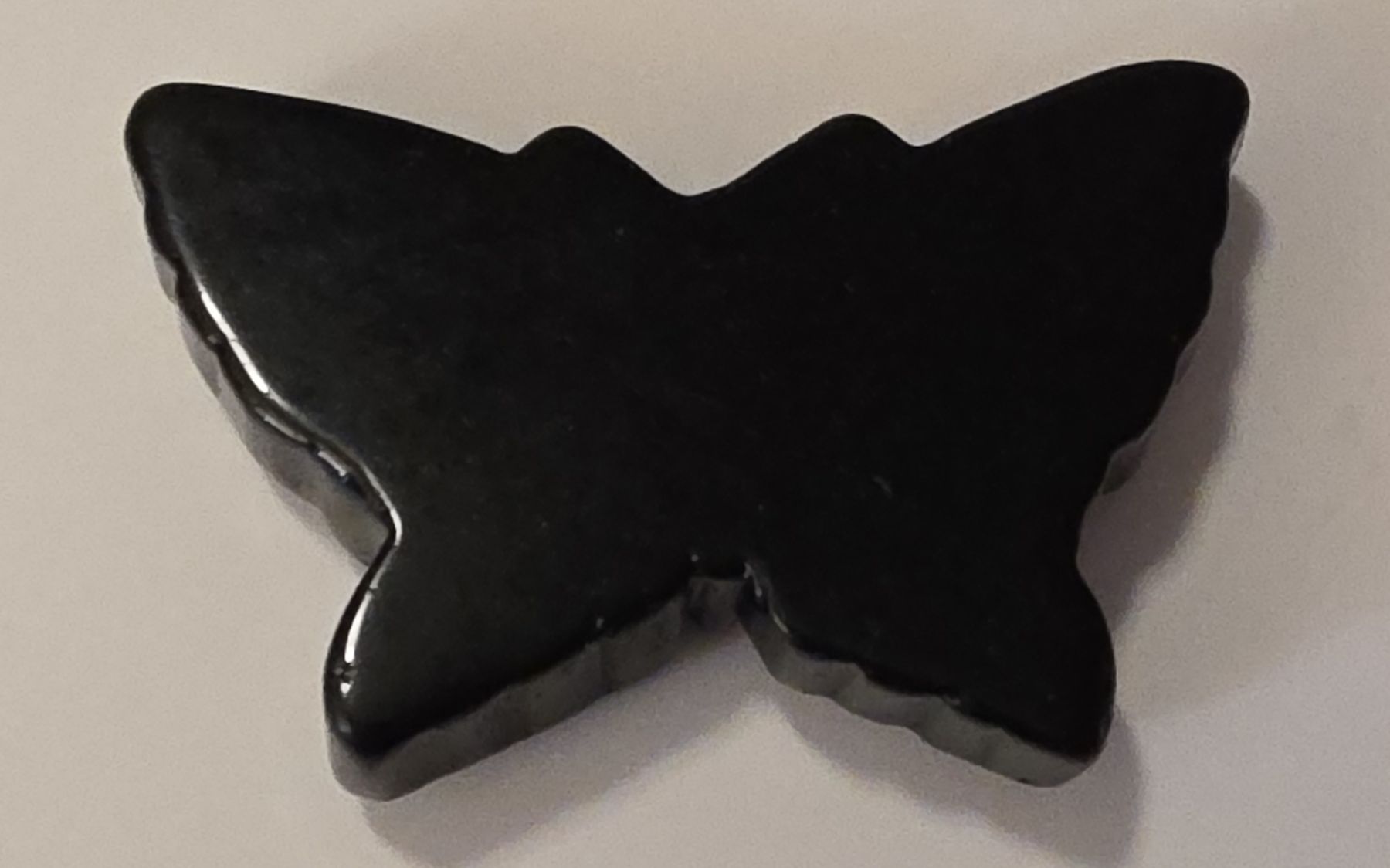 Minerali & Pietre curative: Obsidian Schmetterling Figur 5x3x1cm. – Nuovo e nell'imballaggio originale da Menziken venduto da Mirager 1