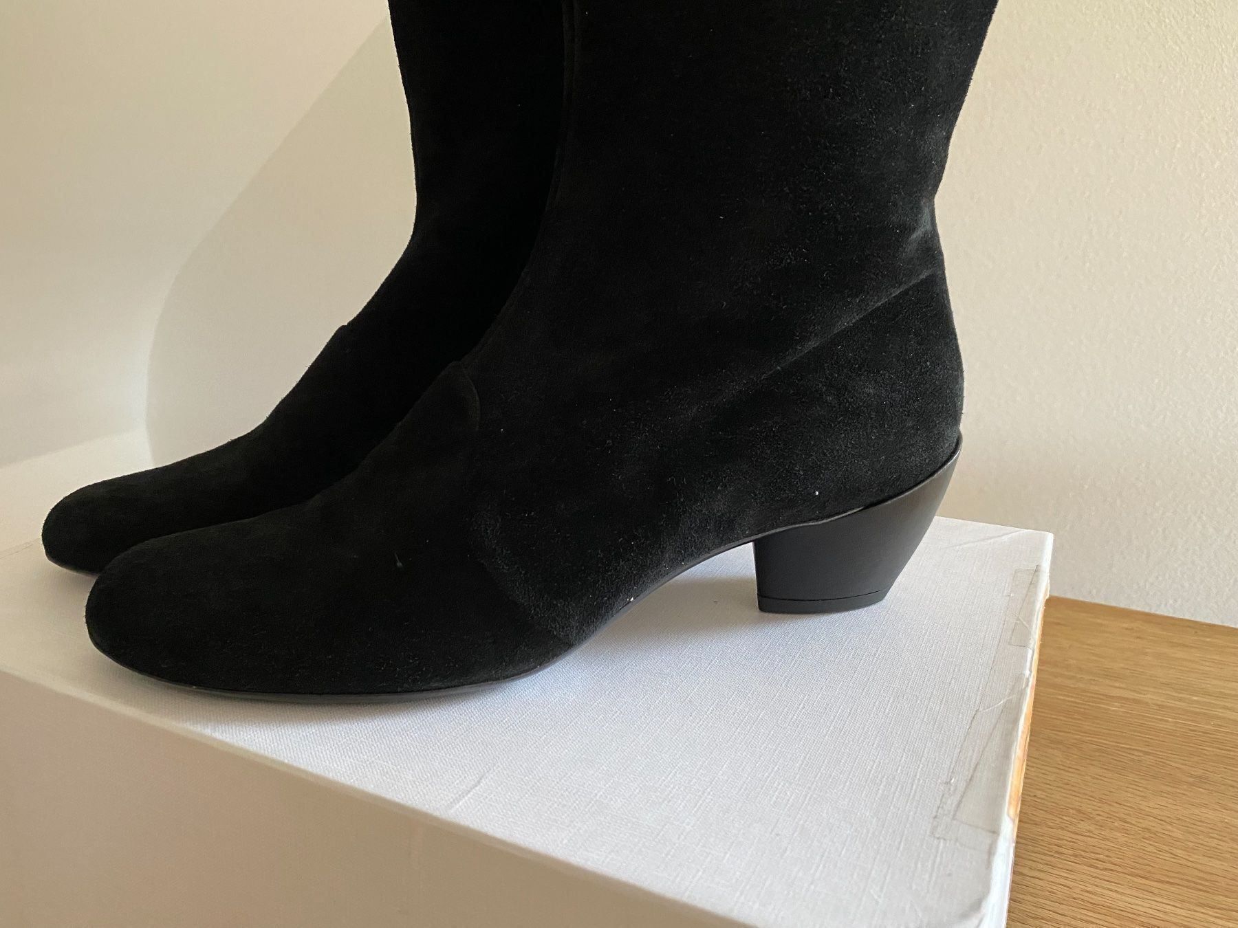 Scarpe da donna: Pollini Leder Stiefel, Gr. 41, Schwarz, Neu – Nuovo (secondo la descrizione) da Hemmental venduto da neander0614 4