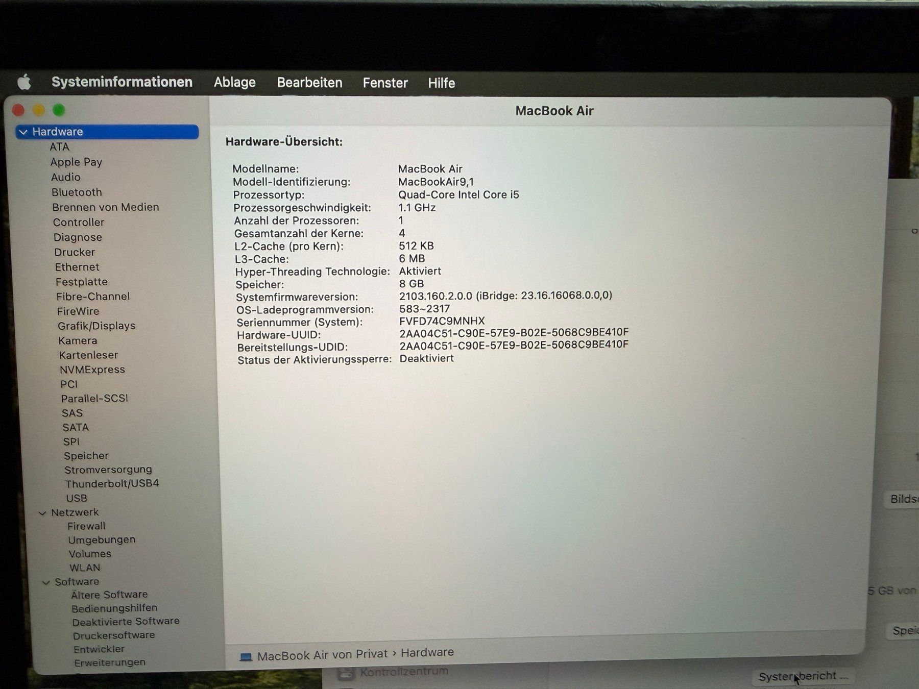Apple Notebook: Macbook Air 2020 Model A2179 – Usato da Au SG venduto da bah_6f5w 6