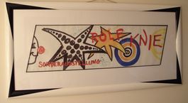 Rarität / Unikat Original Ausstellungsbild von Rolf Knie