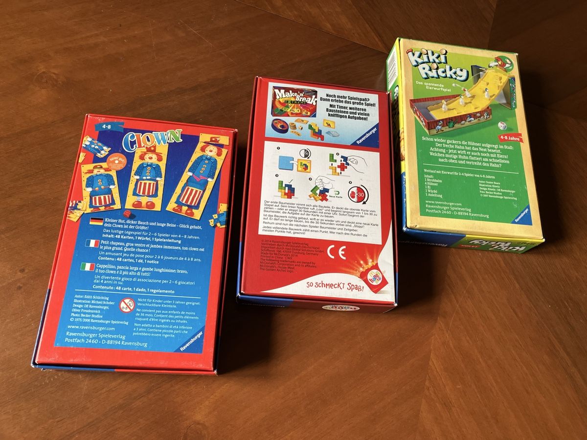 Ravensburger Spiele: Reise- und Unterhaltungsspiele von Ravensburger – Gebraucht aus Laufen von mercedes420 2
