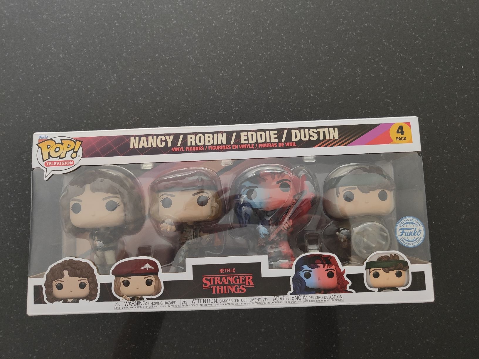 Funko Statuette: Funko Pop Stranger Things, Pack de 4 – Nuovo (secondo la descrizione) da Yverdon-les-Bains venduto da cashkiller