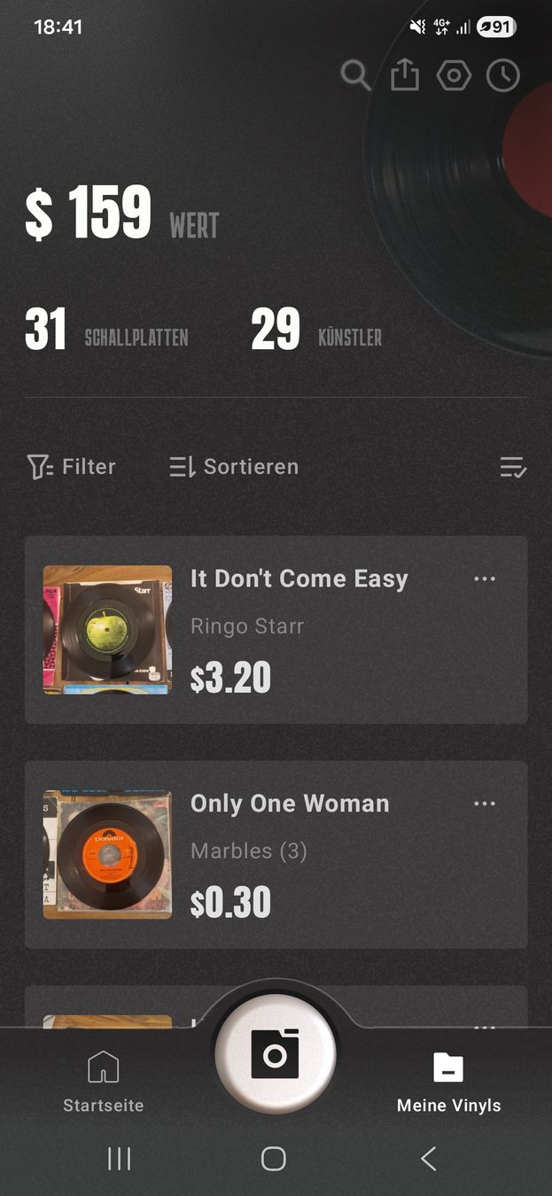 Dischi in vinile: Sammlung von 7" Single Platten Diverse Kübstler. – Usato da Winterthur venduto da ClaudioClaud 2