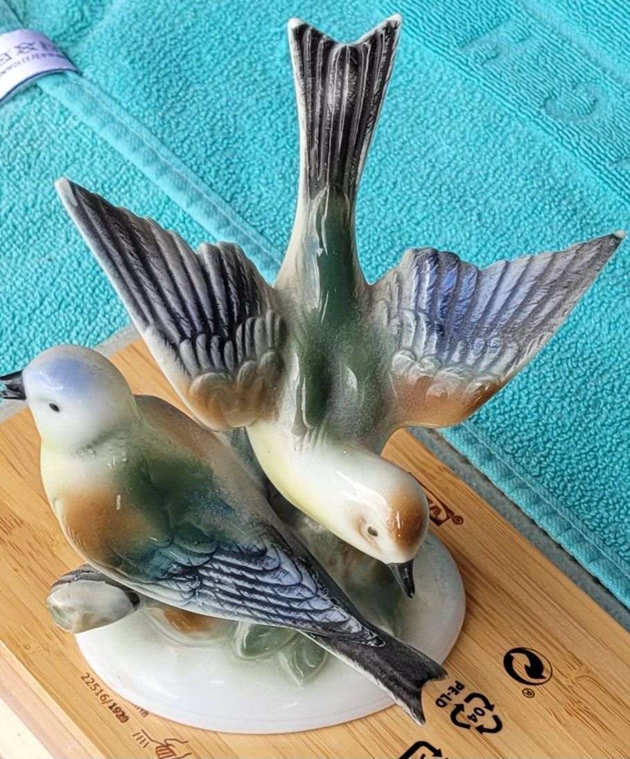 Statuette: Porzellan Vogelpaar – Usato da Thun venduto da Engel114 1