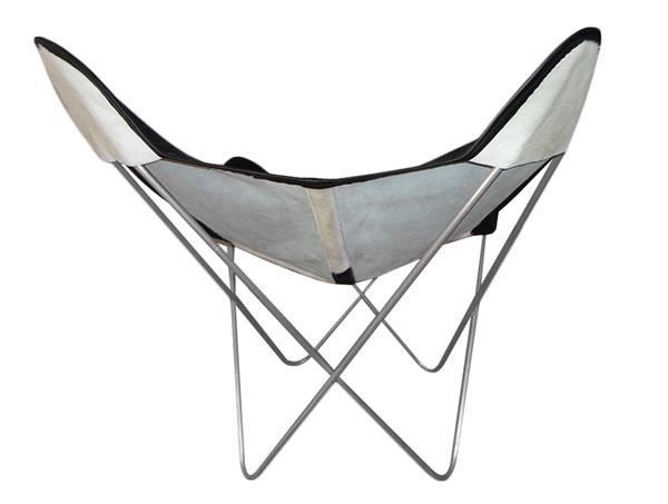 Sessel: Kuhfell Stuhl BKF Black/White – Neu und originalverpackt aus Arbedo von patagonialeatherrugs 3
