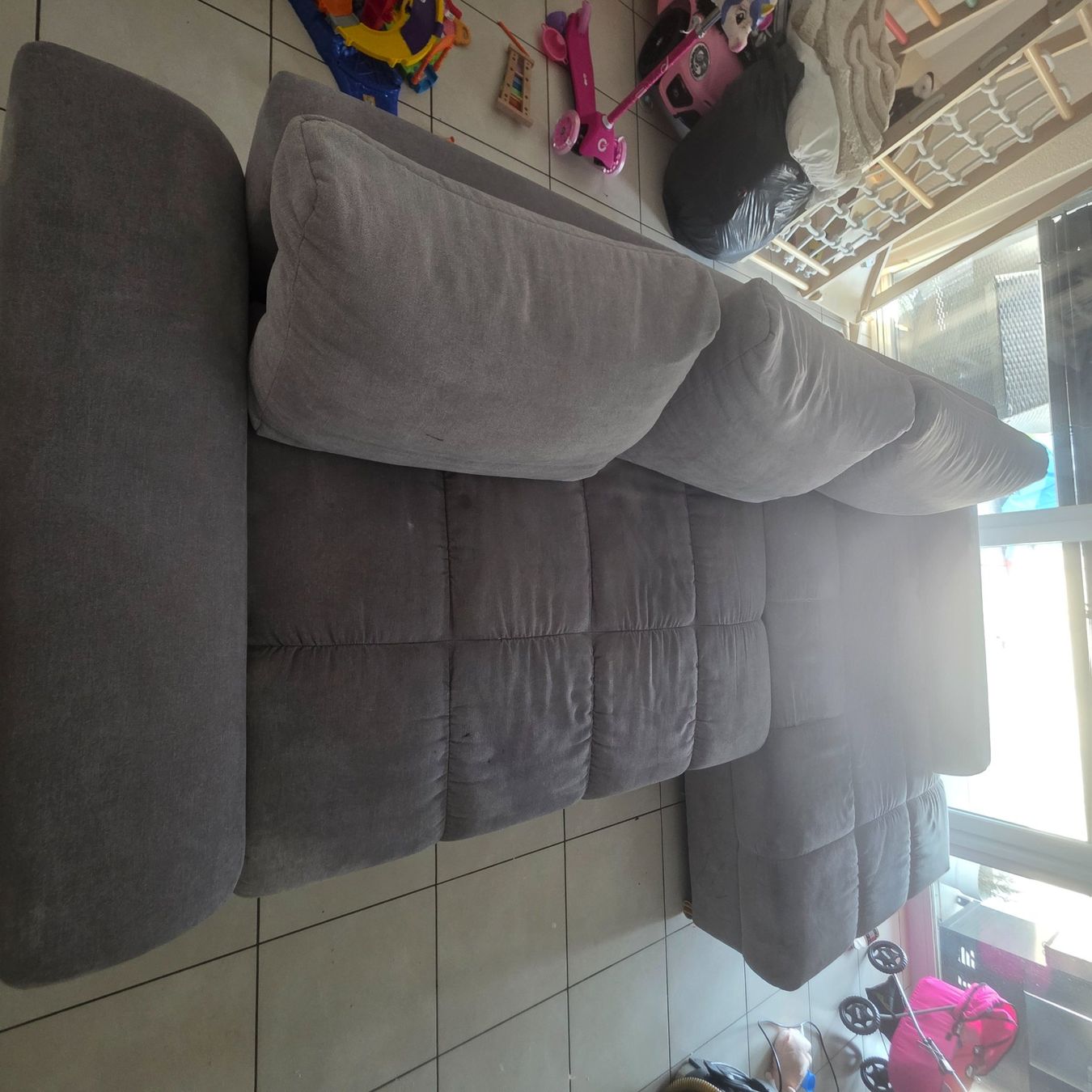 Sofas: Canapé d'angle gris LIPO Lorenz 130/225cm – Gebraucht aus Matran von pulcas 1