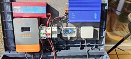 Balkon-Solaranlage mit Batteriespeicher und Notstromfunktion
