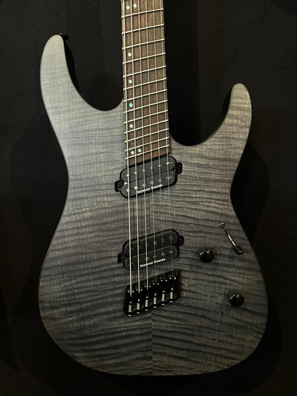 Esp Strumenti musicali: ESP LTD M-1000 MS See Thru Black B-Stock MULTISCALE – Nuovo (secondo la descrizione) da Kaiserstuhl AG venduto da GTM-Kaiserstuhl 1