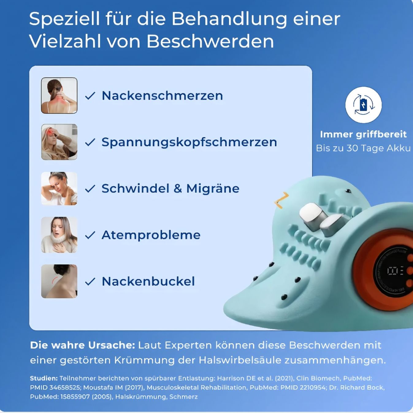 Dispositivi per massaggi: Nackenstütze mit Massagefunktion  – Nuovo (secondo la descrizione) da Schmitten FR venduto da ManuelaZ03 4