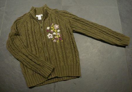 ++ grobe Strickjacke ++ Jacke für den Übergang Gr. 122 ++