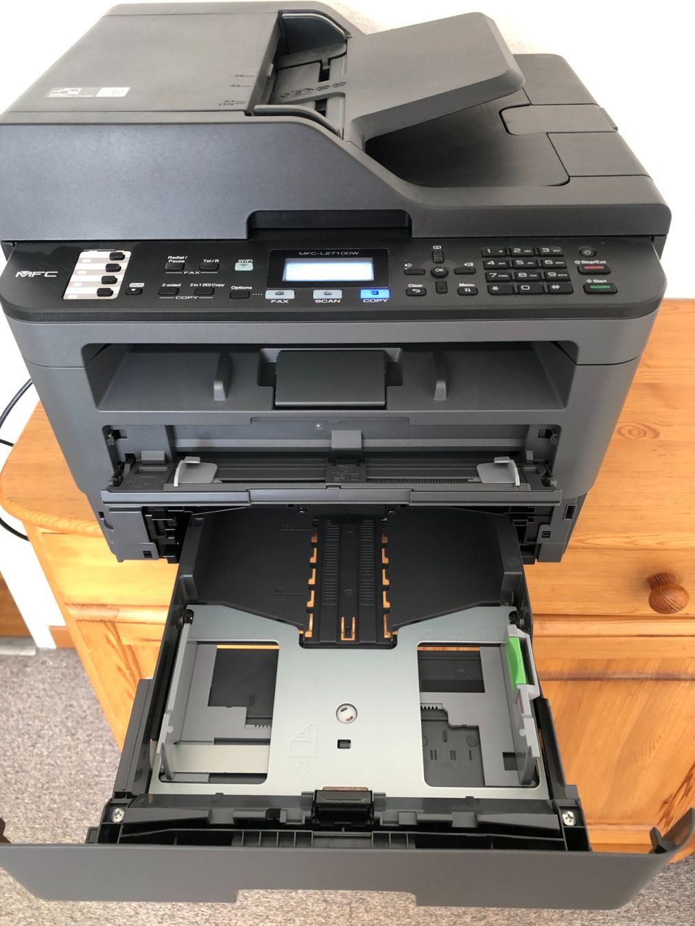 Brother Drucker: Brother MFC-L2710DW Laser-Multifunktionsdrucker – Gebraucht aus Bassersdorf von  2