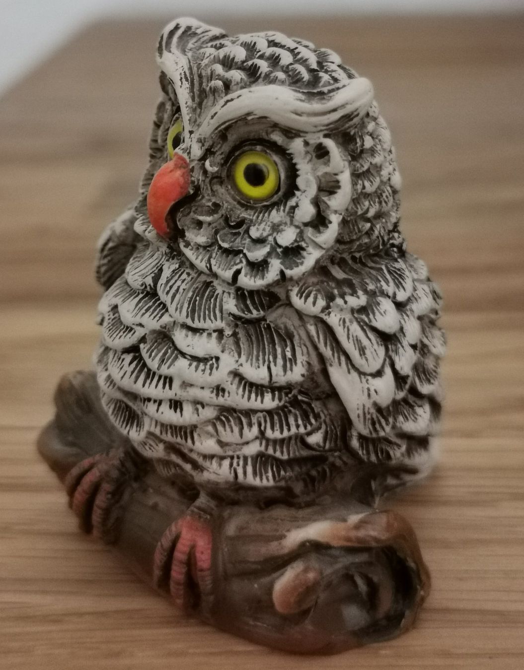 Figuren: Handbemalte kleine Eulenfigur aus Italien – Gebraucht aus Birsfelden von dsc_f8gx 2