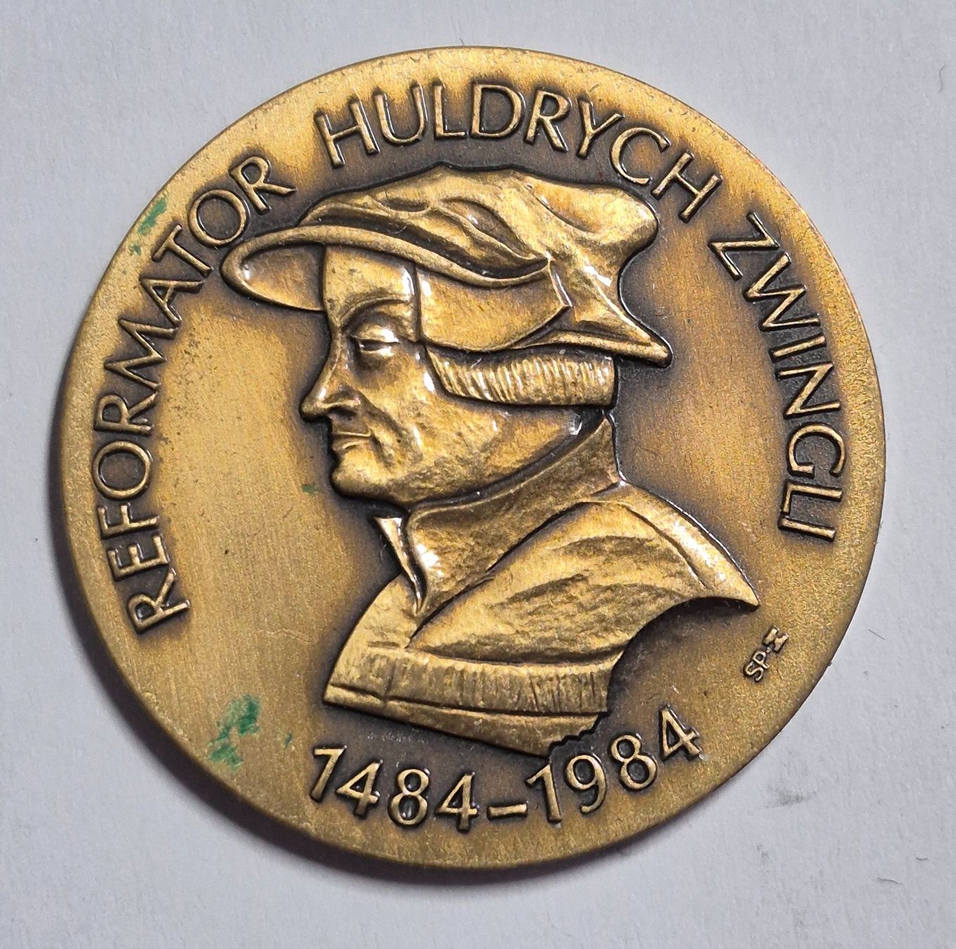 Medaillen: Medaille 1984 Huldrych Zwingli – Gebraucht aus Schlieren von num.boutique