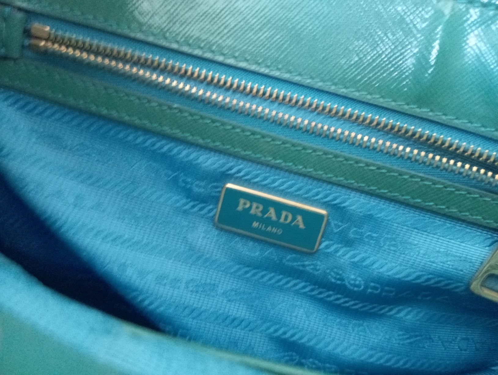 Prada Borse da donna: Prada Saffiano klein Handtasche, smaragdgrün – Usato da Romanshorn venduto da mololo 4