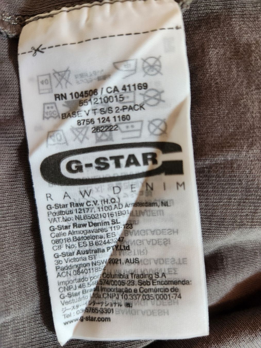 G-Star T-shirt: T-shirt G-Star Raw  kaki taille M – Usato da Niedergösgen venduto da Eva2410 5