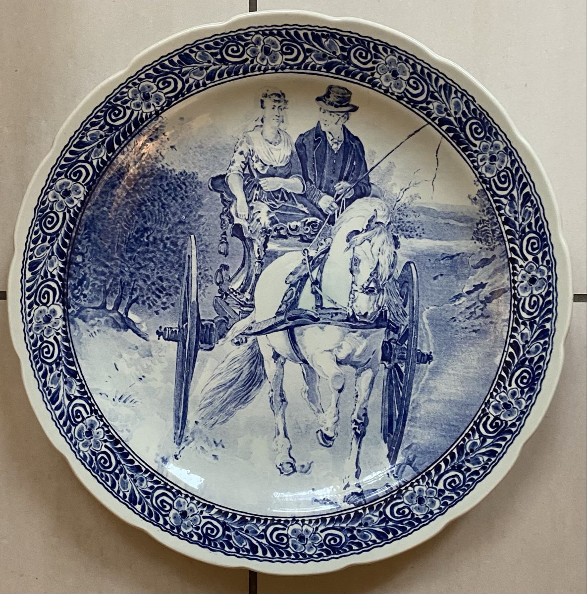 Teller: Wandteller "Royal Boch Delft" Vintage – Gebraucht aus Rheinfelden von Tigerlilli