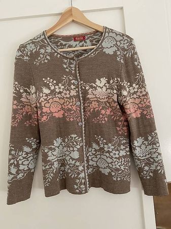 OLEANA Strickjacke mit Top