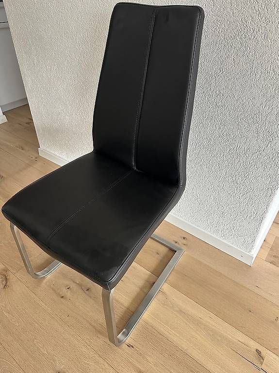 Stühle: Stühle -Esszimmer echt. Leder Schwinger – Gebraucht aus Orpund von Mona62