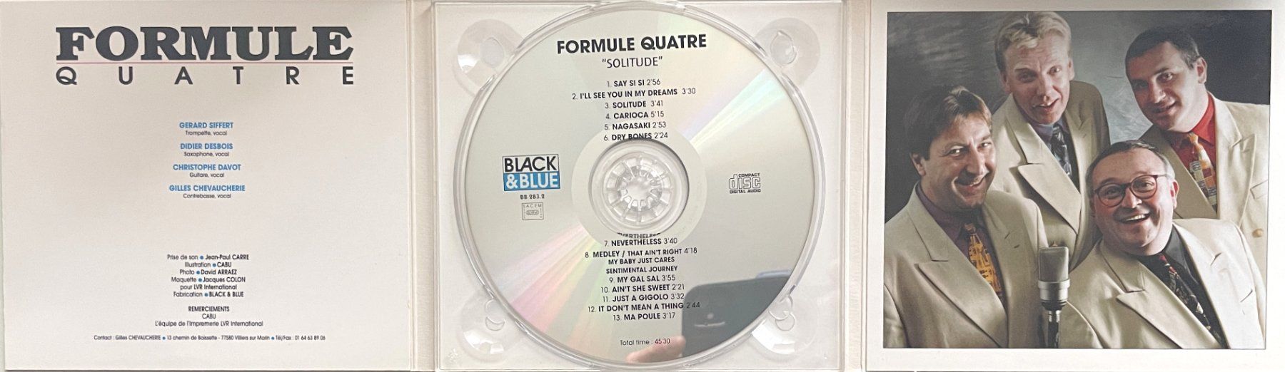 CD: Formule Quatre Vocal Swing CD Digipack - Solitude – Usato da Savagnier venduto da Ne2065 2