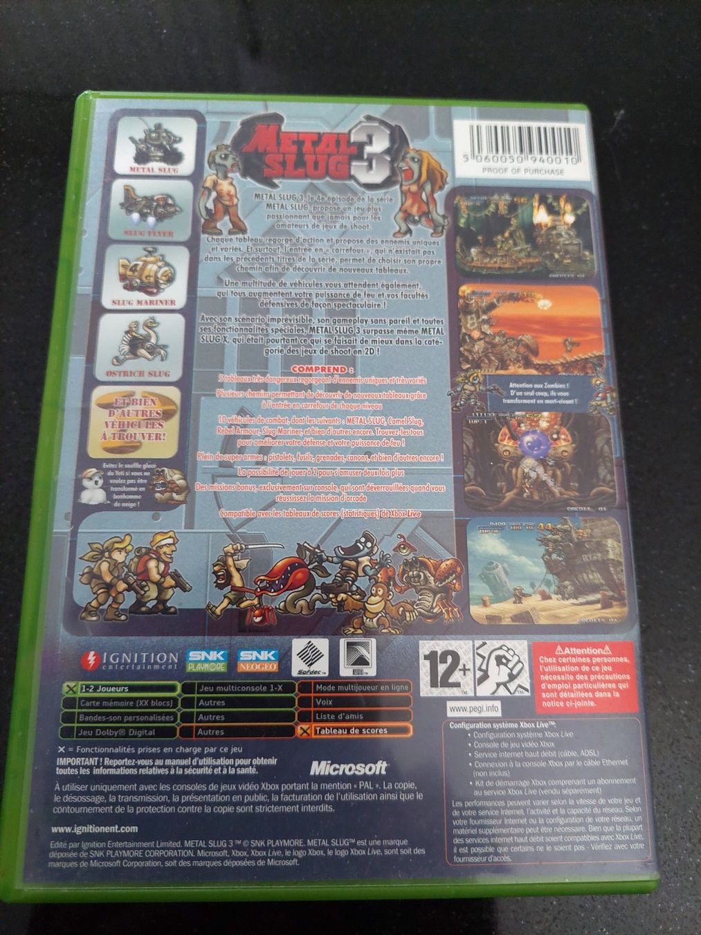Microsoft Giochi: METAL SLUG 3 (PAL) - XBOX – Usato da Spiegel b. Bern venduto da Natix 1