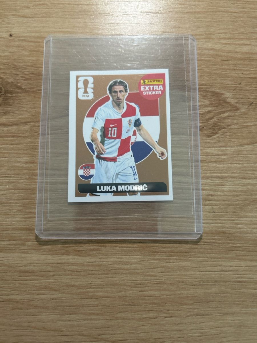 Panini Carte collezionabili: Panini 2026 Extra Sticker Luka Modrić Bronze – Nuovo (secondo la descrizione) da Opfikon venduto da Nerin