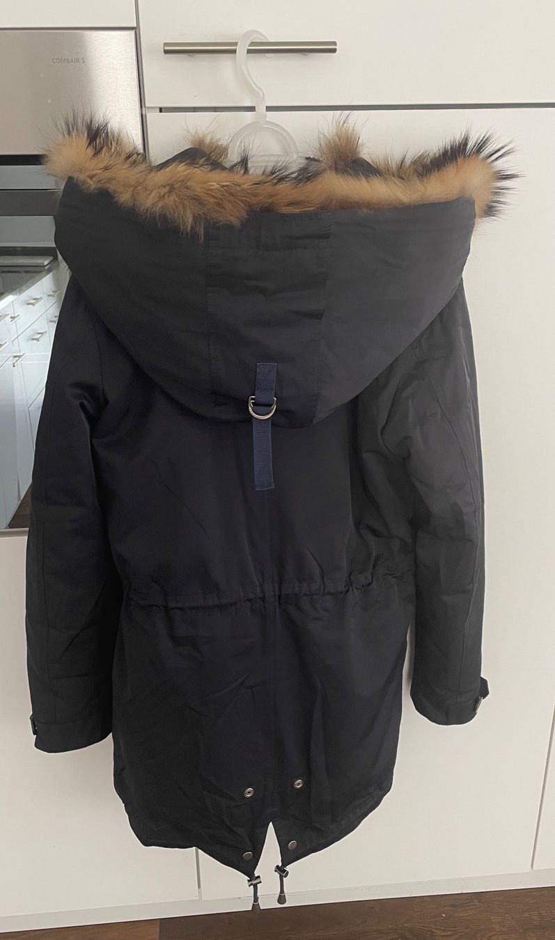 Jacken: Winterjacke Parka in Dunkelblau Gr. M – Gebraucht aus Mollis von cava10 3