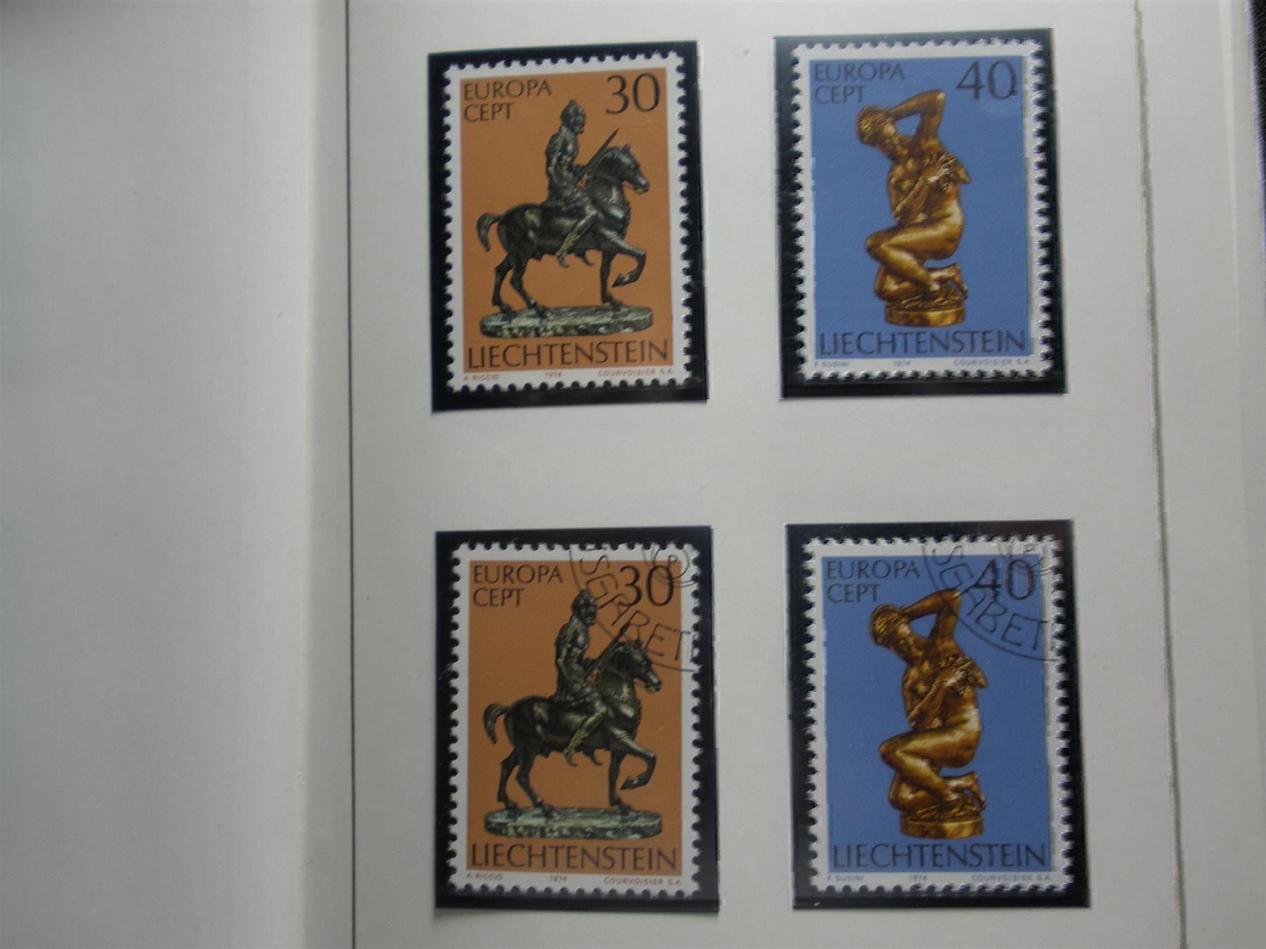 Tutti i francobolli: 1974 **/ET  FL,536,538-556 – Nuovo (secondo la descrizione) da Buchs SG venduto da Tigeradler 8
