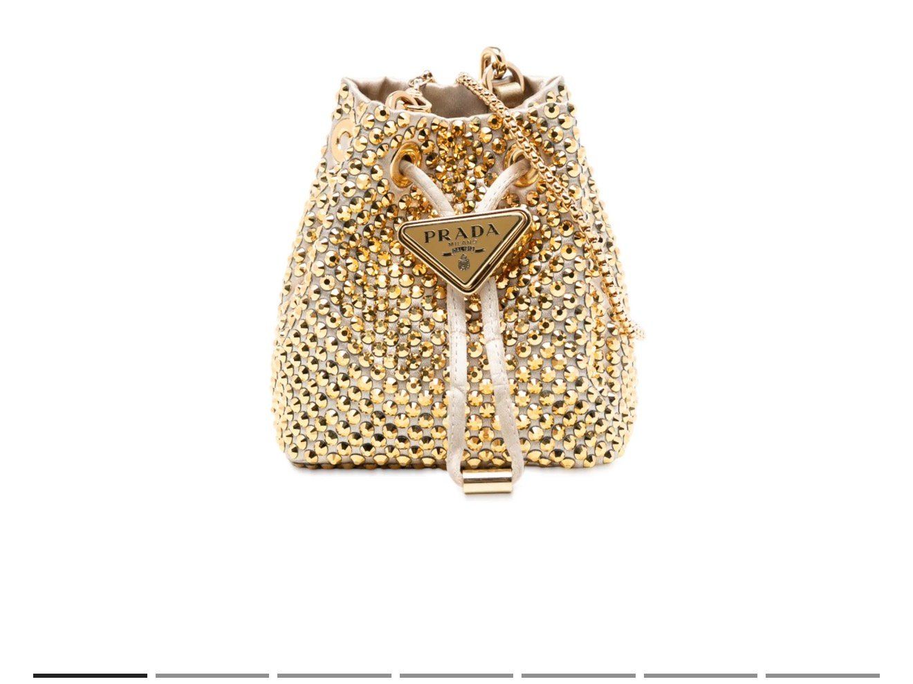 Prada Borse: Prada Mini Crystal Bucket Bag – Nuovo (secondo la descrizione) da Oberburg venduto da Cheysirius 3
