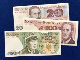 Warschau - Polen - Zloty Set aUNC bis UNC - sehr schön