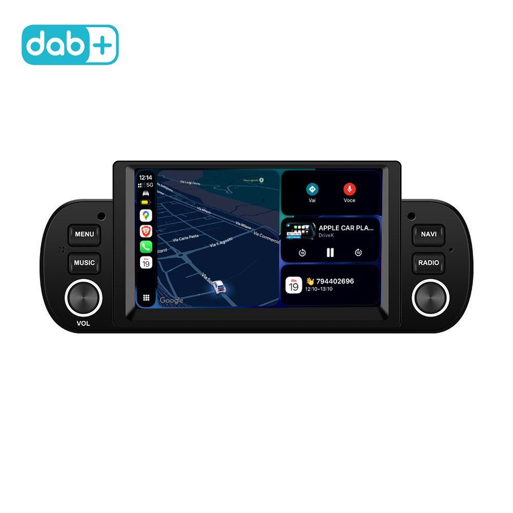 Navigationsgeräte: Fiat Panda Autoradio DAB+ Carplay Bluetooth GPS – Neu und originalverpackt aus Chiasso von online.shop
