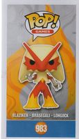 FUNKO POP! POKEMON 983 BLAZIKEN - BRASEGALI - LOHGOCK new
