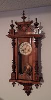 Antike Wanduhr Nussbaumholz, Top Zustand, Rarität!