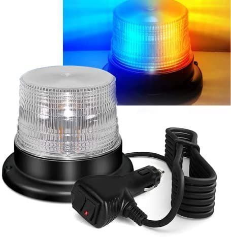 2 Farbe Lichte Warnleuchte LED Rundumleuchte Magnet