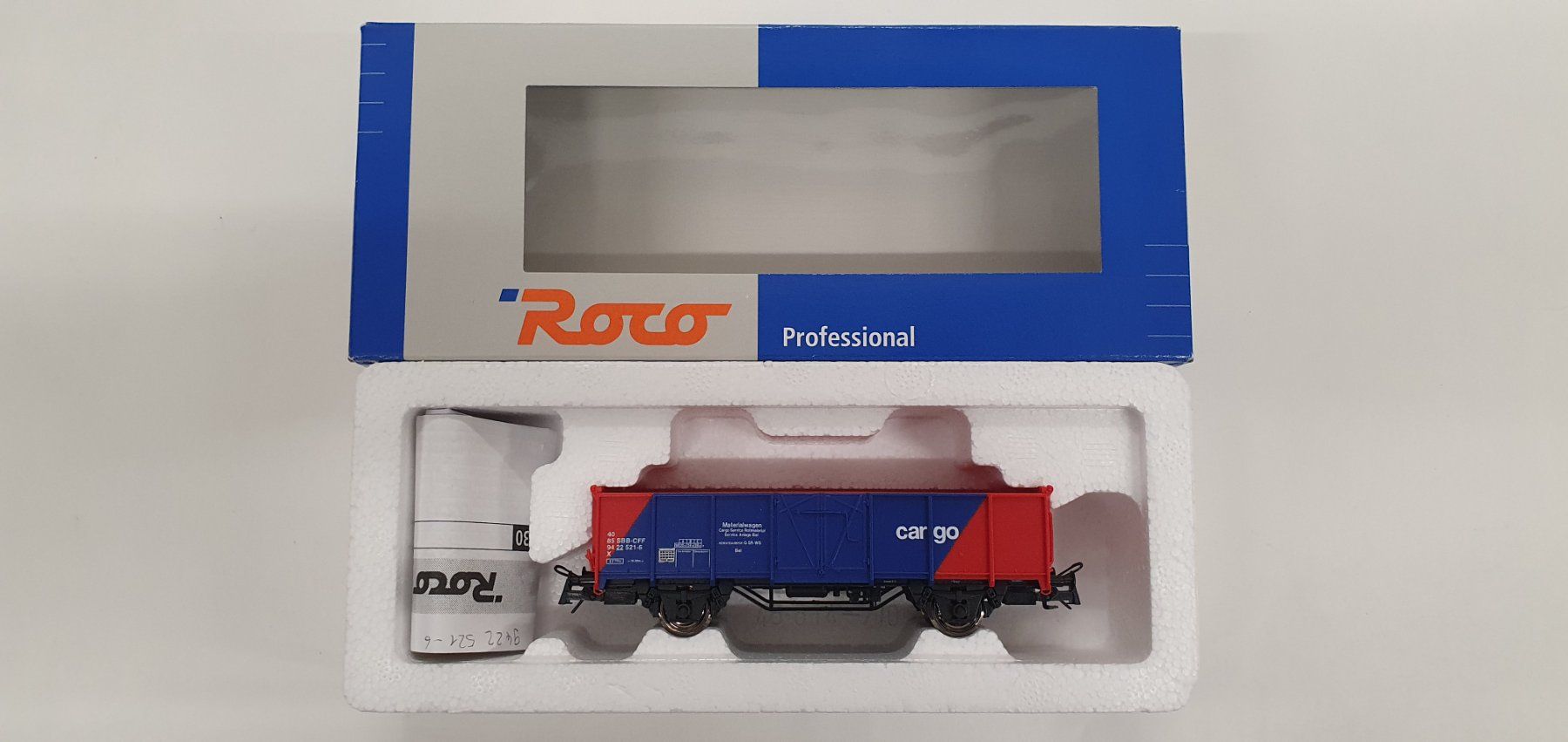 Roco Modelleisenbahnen: Roco 47830 SBB X Hochbordwagen cargo – Neu und originalverpackt aus Würenlos von juruth