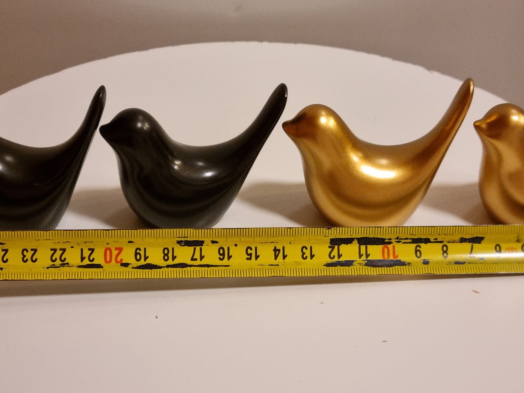 Statuette: 2 dekorative schwarze Vogel-Figuren. – Usato da Scharnachtal venduto da devin03 4
