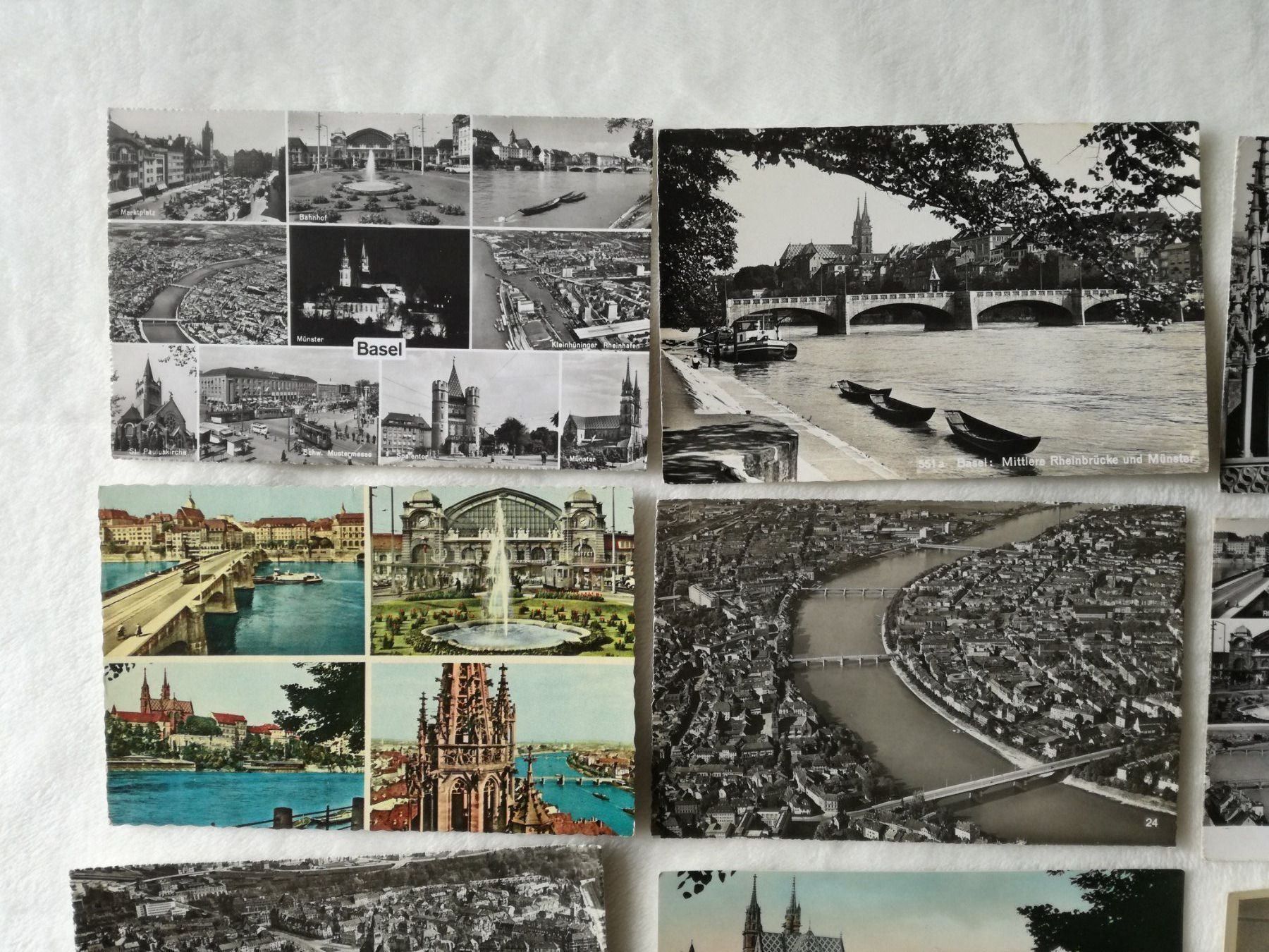 Ansichtskarten: 16 AK Kanton Basel-Stadt – Gebraucht aus Zürich von Tolima194 1