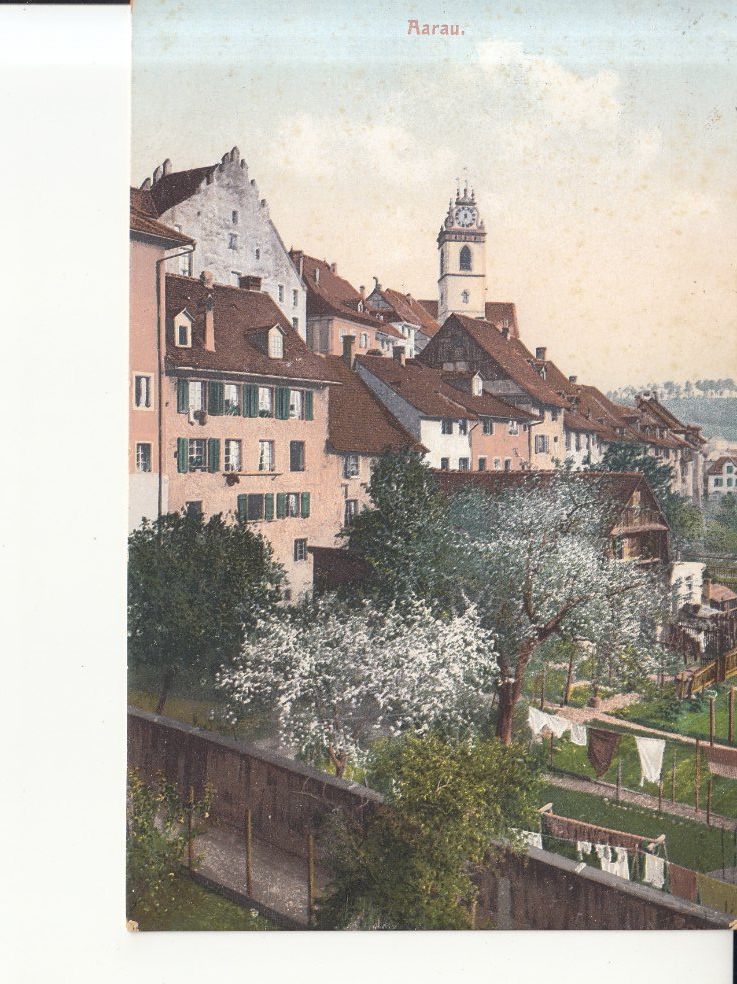 Cartoline postali: Aarau 1921 – Usato da Bürglen TG venduto da StampGraf