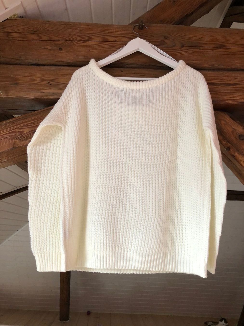Pullover & Sweatshirts: MISSGUIDED Damen Strickpullover Pull tricot M L off shoulder – Gebraucht aus St-Aubin FR von Tiweety 2