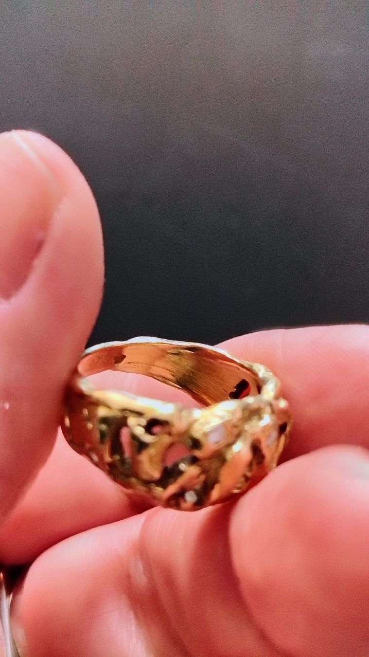Anelli: Bague or 18 carats et diamants – Usato da Puidoux venduto da Sophia70 4