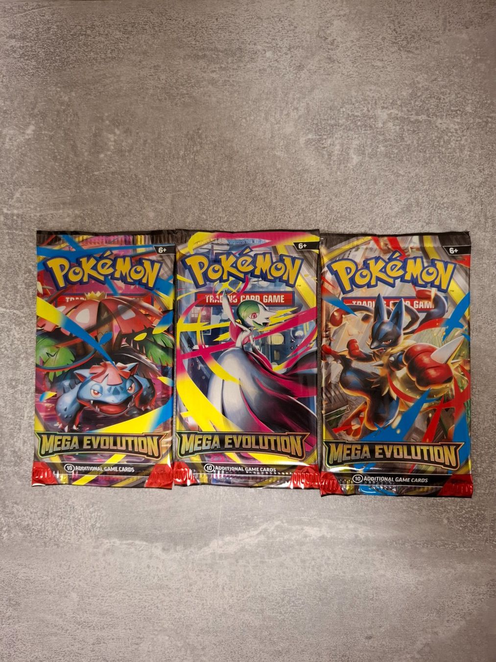 Pokémon Sammelbilder & Trading cards: 3x Mega Evolution Booster Pack aus (First Partner) – Neu und originalverpackt aus Winterthur von andrekeller95