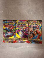 3x Mega Evolution Booster Pack aus (First Partner)