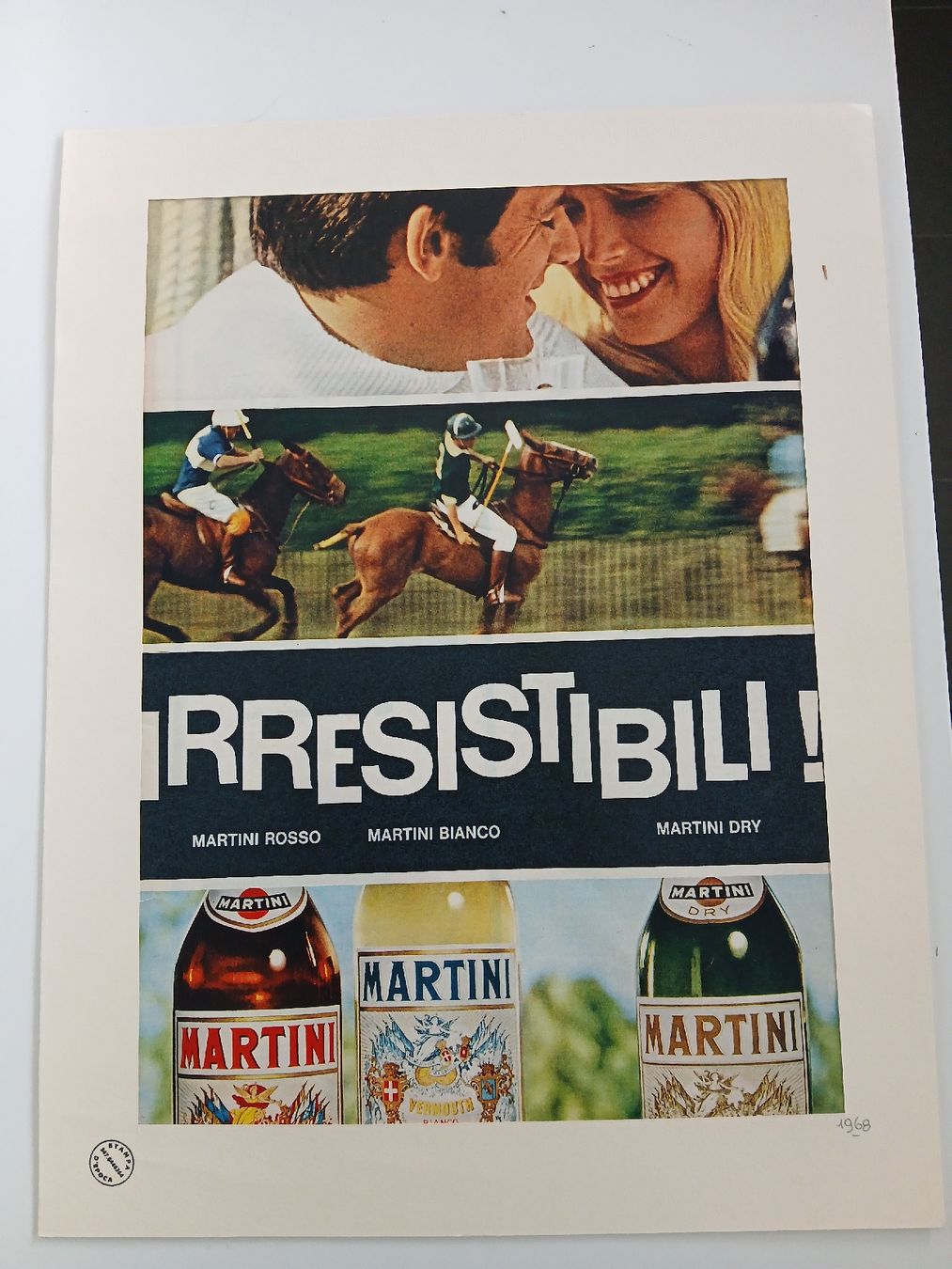 Foto & Immagini: Poster Vintage Martini du 1968 – Usato da Genève venduto da montefrance 2