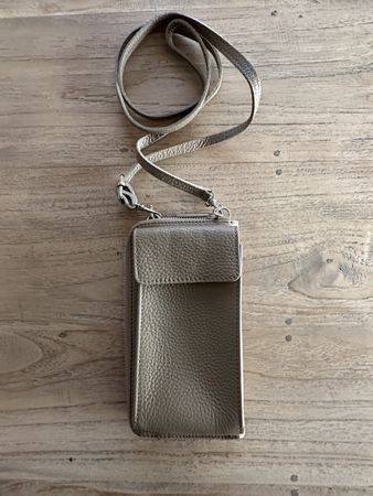 Handytasche mit Portemonnaie aus Leder unbenutzt Top Zustand