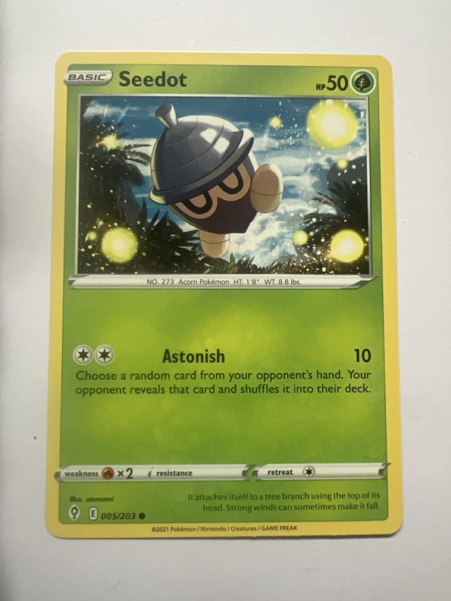 Pokémon Sammelbilder & Trading cards: Seedot Pokémon  – Gebraucht aus Frauenfeld von mwguv