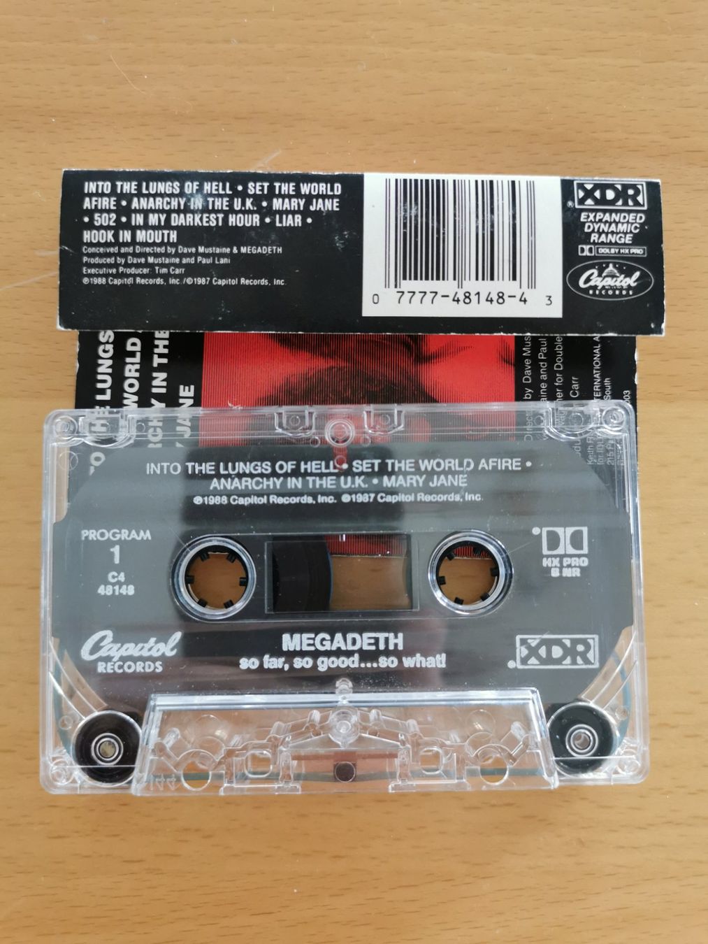 Musicassette: Megadeth - So far, so good... so what! MC Kassette – Usato da St.Gallen venduto da Tamal0204 1