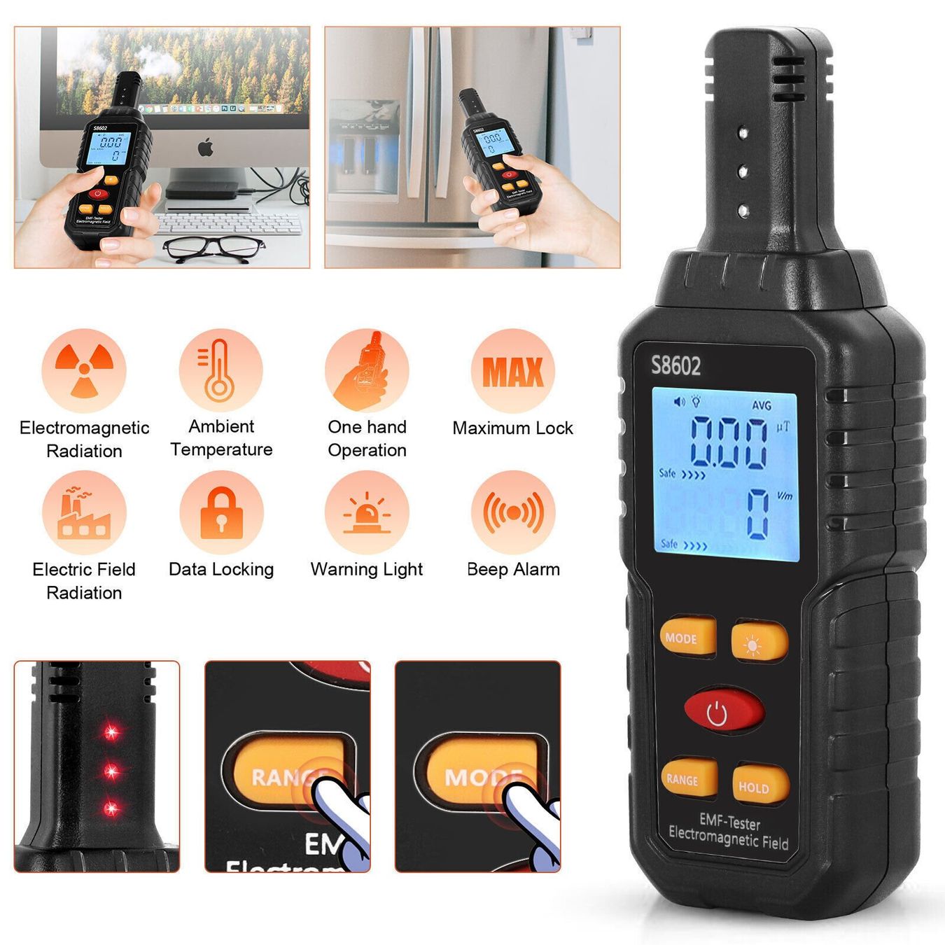 Misurare: Strahlungsdetektor Dosimeter EMF Meter EM Tester – Nuovo e nell'imballaggio originale da Horw venduto da Arta20000 3