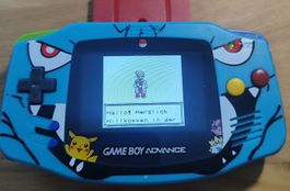 Game Boy Advance Modifiée (Écran IPS + Coque Custom Pokémon)