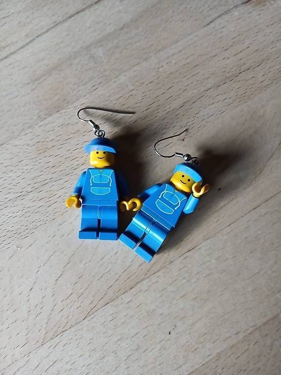 Orecchini pendenti & Orecchini a lobo: Blue LEGO earrings – Usato da Ochlenberg venduto da Pbw_ardrobe