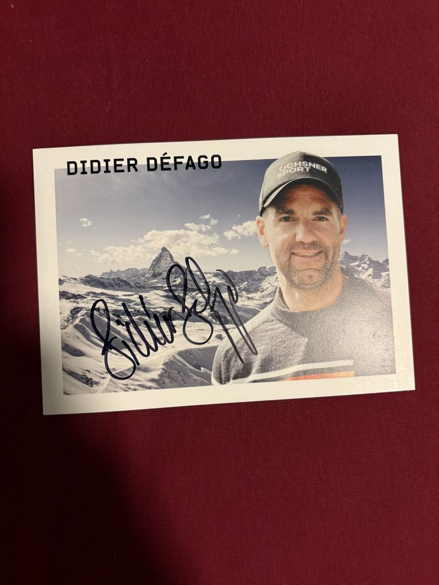 Autografi: Didier Defago - Original Autogramm – Usato da niederbipp venduto da LaHabana1